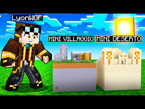 SOPRAVVIVO NEI MINI-BIOMI PIÙ PICCOLI DI MINECRAFT!!