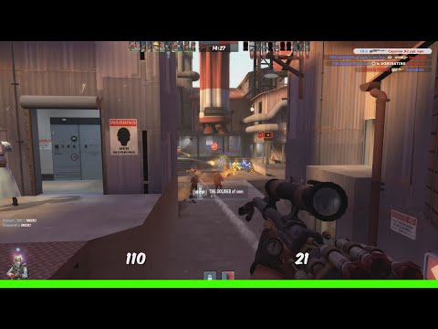Team Fortress 2 Sniper Gameplay [TF2 Sydney sleeper]