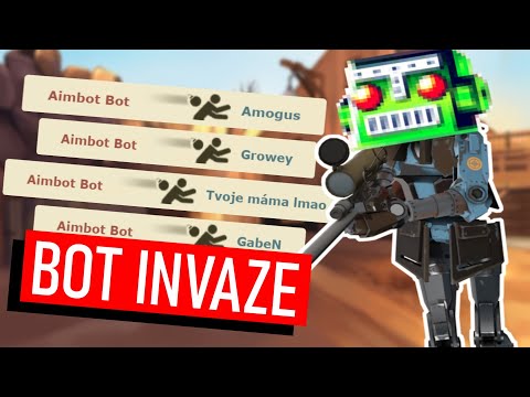 TF2, ale Aimbot Boti Zamořili Hru