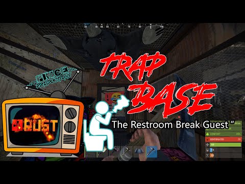 "The Restroom Break Guest" Rust Electrical Trap Base 2021 | Rust Game Play | Rust Trap Base #rust