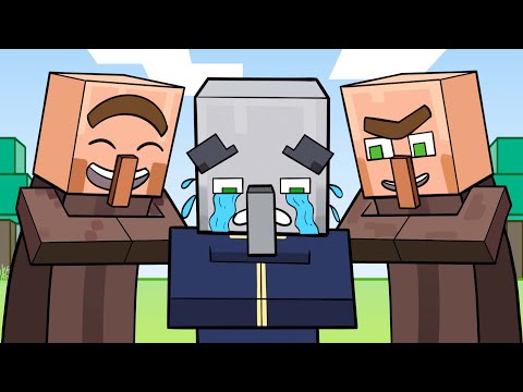 The Story of Minecraft's First Pillager (Cartoon Animation)