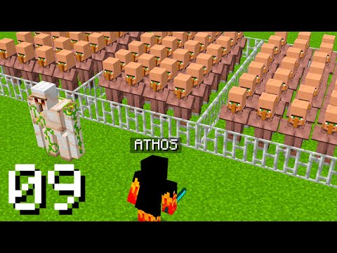 TRANSFORMEI VILLAGERS EM ESCRAVOS NA PRISÃO DO MINECRAFT SÉRIE DO ATHOS #09