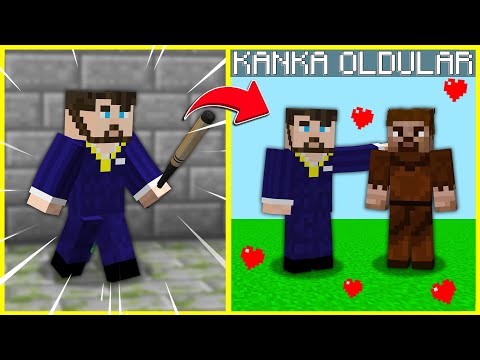ÜVEY BABA VE FAKİR ARKADAŞ OLDU! 😂 – Minecraft ZENGİN FAKİR HAYATI