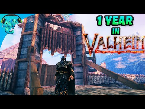 1 Year in Valheim – Builds from Day 1 vs Day 365