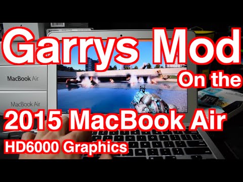 2015 Macbook Air Garry's Mod Gaming Experience TEST HD6000