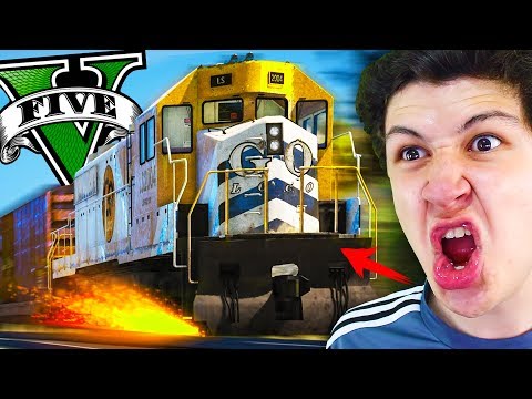Al fin PUDE DETENER el TREN en GTA 5… Grand Theft Auto V – GTA V Mods