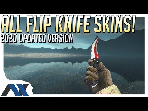 All Flip Knife Skins! Counter-Strike: Global Offensive skin showcase 2020 Version! 🔪