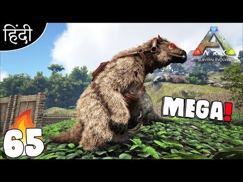 ARK Survival Evolved : "Taming Megatherium" Ep 65 wt Akan22 • In Hindi •