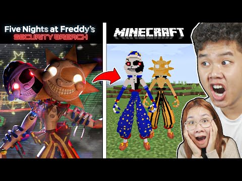 bqThanh Cùng Ốc REACTION Quỷ Máy SUN Và MOON Trong FNaF SECURITY BREACH Ở Minecraft Sẽ Như Nào ???