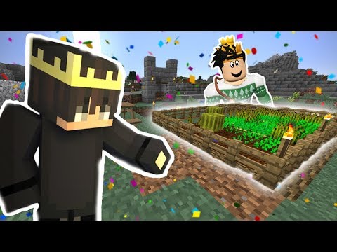 BUILDING A NEW FANCY GARDEN FOR MY MINECRAFT HOUSE… i love potatoes