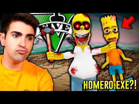 BUSCANDO a *HOMERO.EXE* en Grand Theft Auto 5 !! 🍺😈🔪