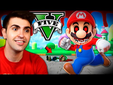 BUSCANDO a *MARIO.EXE* en Grand Theft Auto 5 !! 🍄😈 🔥