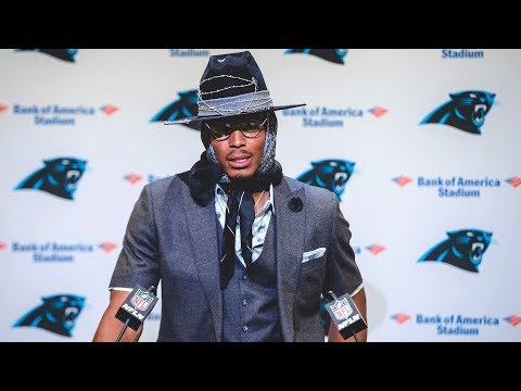 Cam Newton talks about shaking off rust in first game