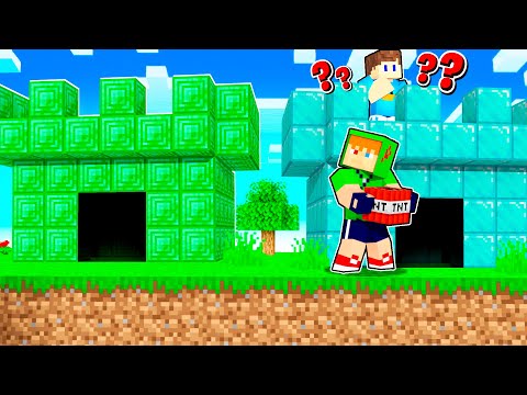 CASTELO ROBIN HOOD VS CASTELO BETO NO MINECRAFT!! QUEM GANHOU?