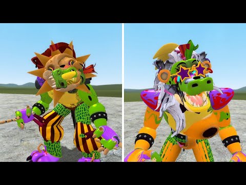 COMBINING FNAF SECURITY BREACH ANIMATRONICS In Garry's Mod! (Five Nights at Freddy's) Part 2