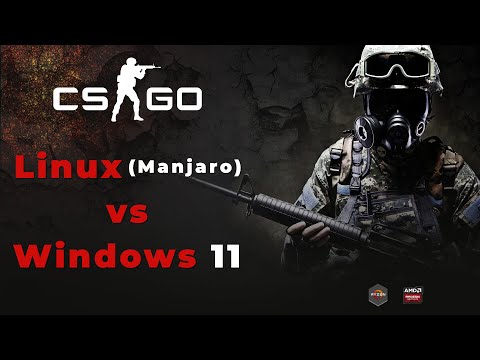 Counter-Strike: Global Offensive | Linux vs Windows | RX 6700 XT + Ryzen 7 5800x