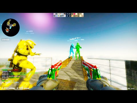Counter Strike Global Offensive – Zombie Escape Mod on ze_flying_world_p map