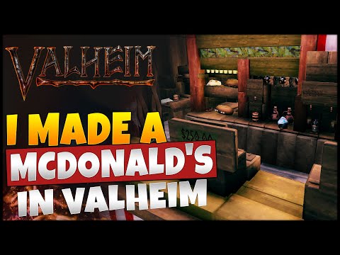 Creating McDonald's Kitchen In Valheim