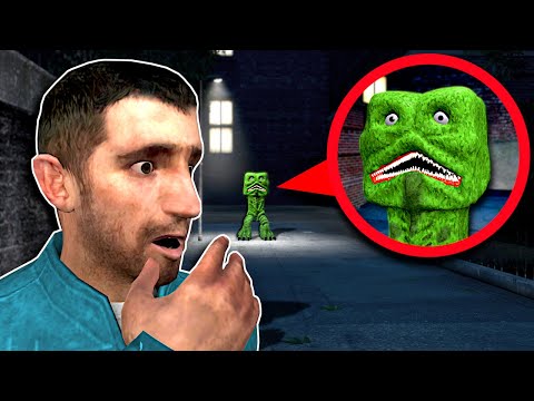 CURSED MINECRAFT CREEPER IS AFTER ME! – Garry's Mod Gameplay