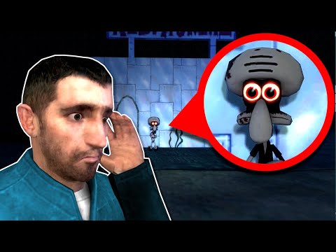CURSED SQUIDWARD IS AFTER ME! – Garry's Mod Gameplay