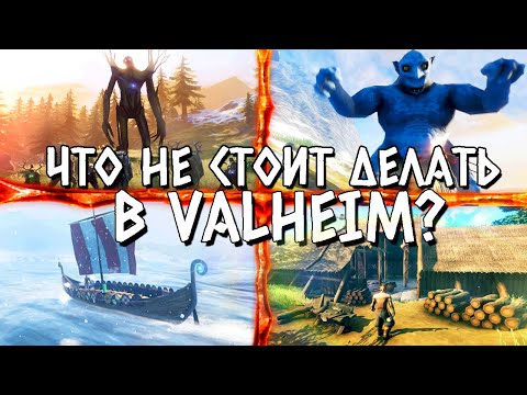 Что не стоит делать в Valheim ?