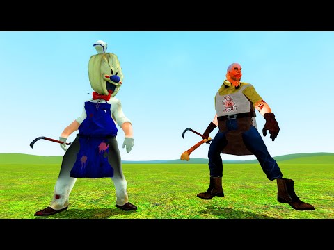 قاريز مود | السيد لحمة يضرب رجل الايس كريم 😲😱 | Garry's Mod