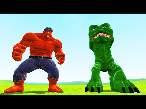 قاريز مود | كريبر الشبح  ضد  هولك الأحمر 😱🔥| Garry's Mod