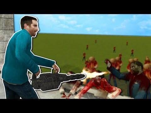 DEFENDING CASTLE AGAINST ZOMBIES!? – Garry's Mod Gameplay – Gmod Zombie Building Roleplay