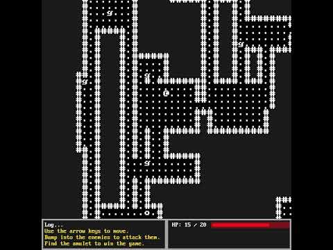 Doing a Roguelike game with Rust Bevy, part 1.