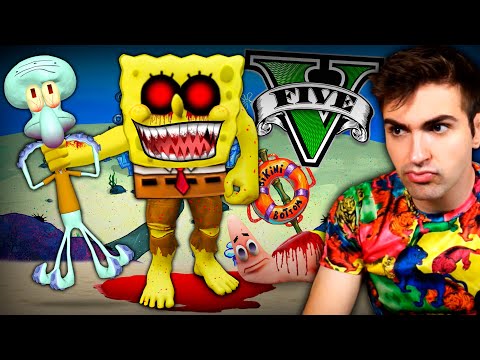 EL EPISODIO PERDIDO de *BOB.EXE* en Grand Theft Auto 5 !! 🧽😈🔪