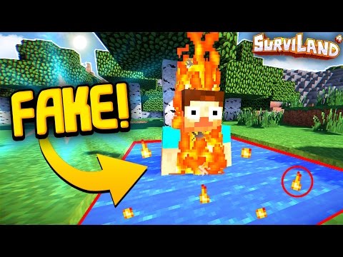 EL MEJOR TROLLEO CON AGUA FALSA EN MINECRAFT! | 100% INDETECTABLE | SURVILAND 4.5 EP. 34