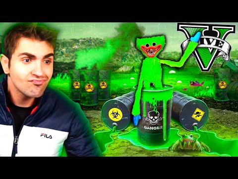 ENCUENTRO a HUGGY WUGGY TÓXICO en GTA 5 !! 🧸☣️ (Grand Theft Auto V)