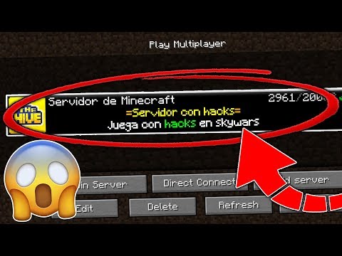 ESTE SERVIDOR TE DA HACKS EN SKYWARS! 😮| *sin instalar hacks* | MINECRAFT HERMANOS LIU