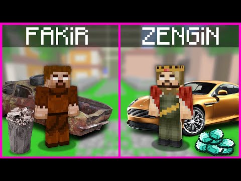 FAKİR HEROBRİNE VS ZENGİN HEROBRİNE! 😱 – Minecraft ZENGİN FAKİR HAYATI