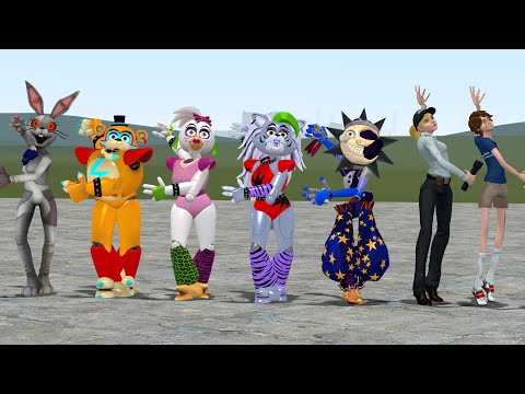 FNAF SECURITY BREACH BUT EVERYONE IS VANNY! Garry's Mod (Five Nights at Freddy's Security Breach)