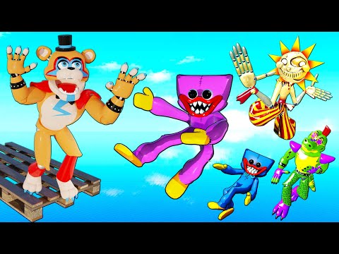 FNAF Security Breach VS HUGGY WUGGY • Animatronics Ragdolls in Garry's Mod • FNAF 9 • episode 4