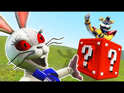 FNAF: SECURITY BREACH vs LUCKY BLOCKS! (Garry's Mod)