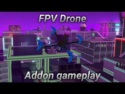 FPV Drone addon for Garry's Mod – gameplay
