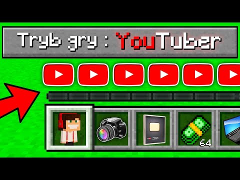 GPLAY GRA NA TRYBIE GRY YOUTUBER W MINECRAFT?! GPLAY & LAKI