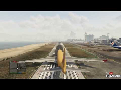 GTA 5 How Find Big Plane HD Grand Theft Auto 5