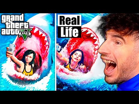 GTA 5 VS VIDA REAL! #2 Grand Theft Auto V – GTA V Mods