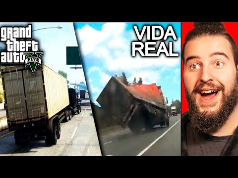 GTA 5 VS VIDA REAL!! #3 GRAND THEFT AUTO V EN LA VIDA REAL
