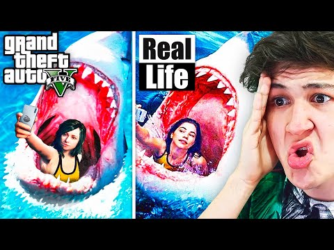 GTA 5 VS VIDA REAL! #8 Grand Theft Auto V – GTA V Mods