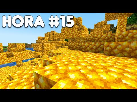Hice un bioma de 10,000 ORO BRUTO en Minecraft Survival