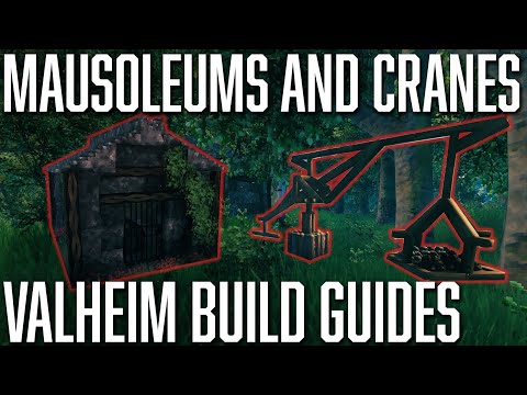 HOW TO BUILD Mausoleums and Docks Cranes in Valheim!