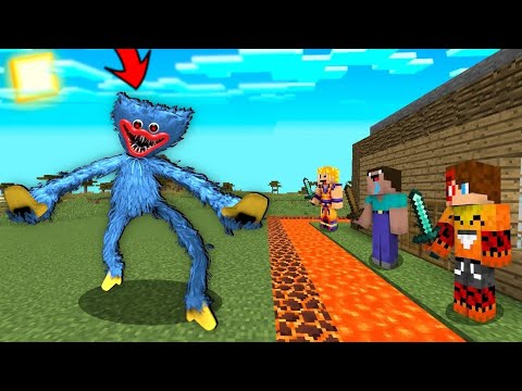 HUGGY WUGGY vs TAJNA BAZA w Minecraft!