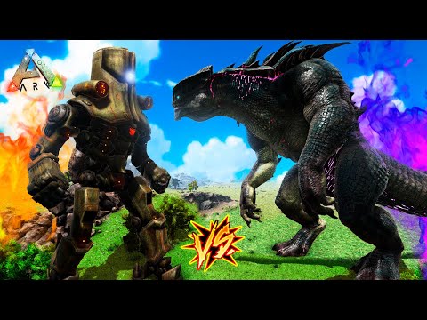 JAEGER CHERNO ALPHA VS KAIJU REY TITAN | ARK SURVIVAL EVOLVED