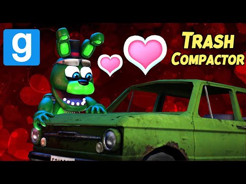 JON'S LOVE CAR RETURNS!! || Gmod Trash Compactor Funny Moments (Garry's Mod)