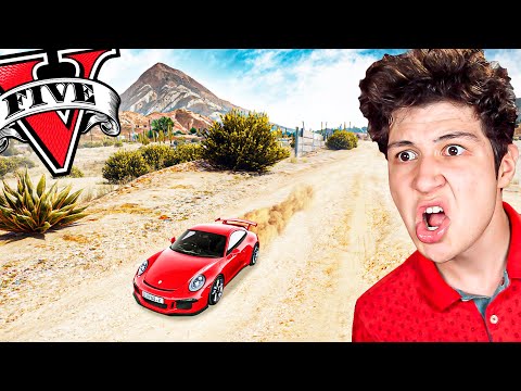 JUEGO con el COCHE más PEQUEÑO de GTA 5! 🚘🤏 (Mods)