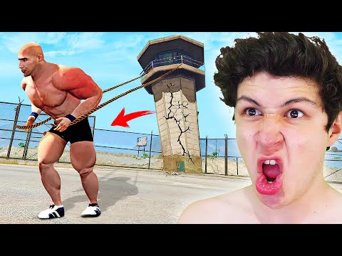 JUEGO GTA 5 como el HOMBRE más FUERTE! Grand Theft Auto V – GTA V Mods
